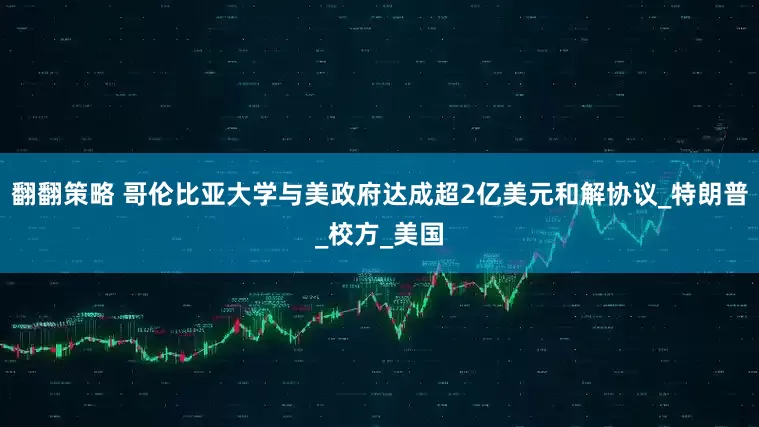 翻翻策略 哥伦比亚大学与美政府达成超2亿美元和解协议_特朗普_校方_美国