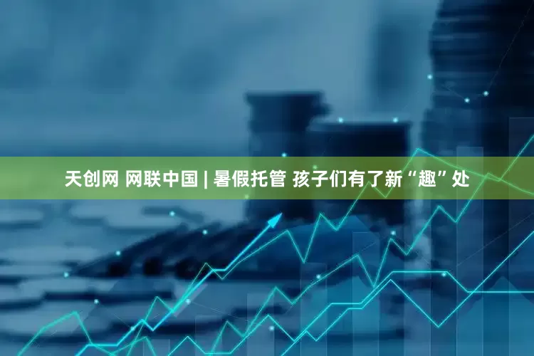 天创网 网联中国 | 暑假托管 孩子们有了新“趣”处